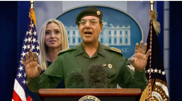 PHOTO Kayleigh McEnany Brought Baghdad Bob To The Podium Tuesday