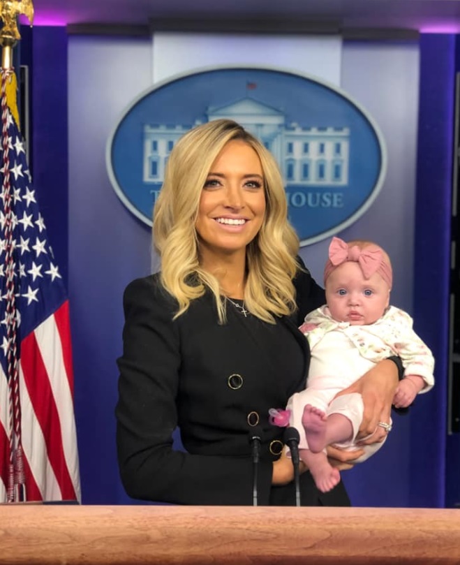 PHOTO Kayleigh McEnany Brought Her Daughter To The White House