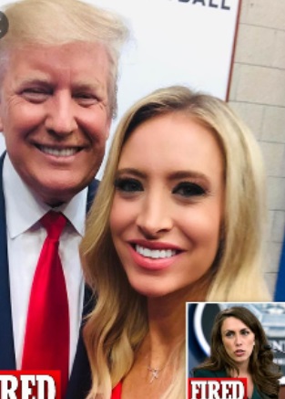 PHOTO Kayleigh McEnany Getting Real Close To Donald Trump