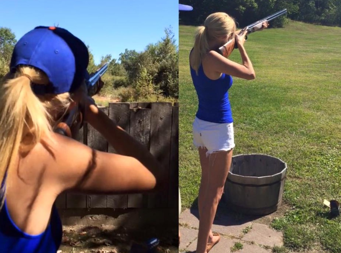 PHOTO Kayleigh McEnany Learning How To Use A Rifle