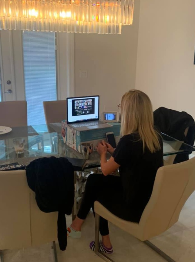 PHOTO Kayleigh McEnany On The Computer In Her Extremely Luxurious House