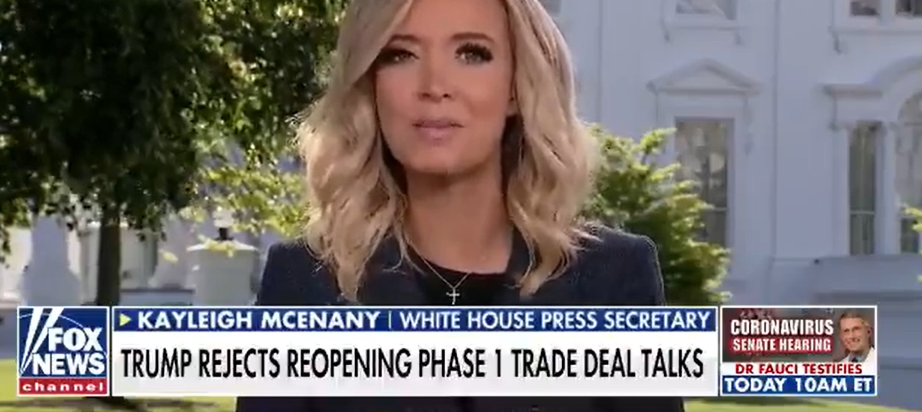 PHOTO Kayleigh McEnany Wearing Christian Necklace While On Fox News