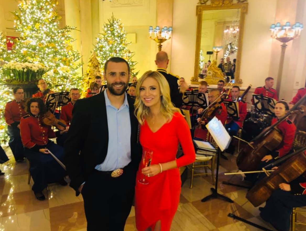 PHOTO Kayleigh McEnany With A Glass Of Wine And Her Husband