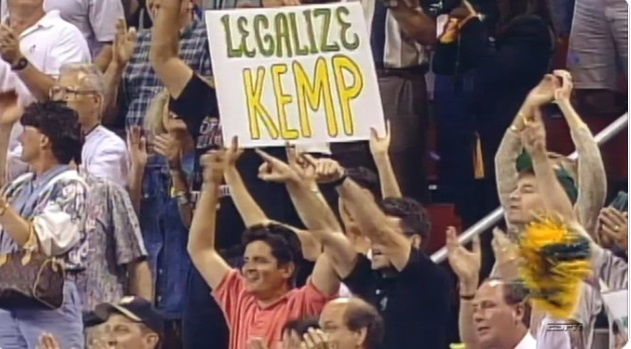 PHOTO Legalize Kemp Seattle Sonics Sign In The Last Dance