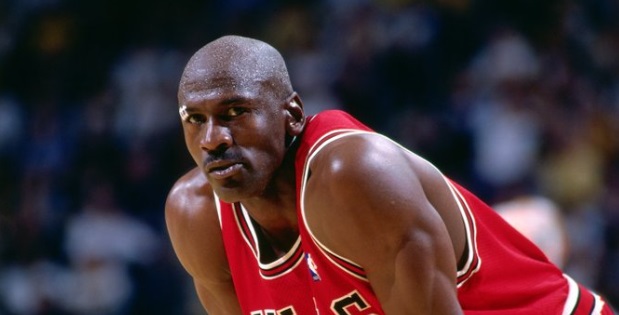 PHOTO Michael Jordan Looking Soft With A Band-Aid Above His Eye