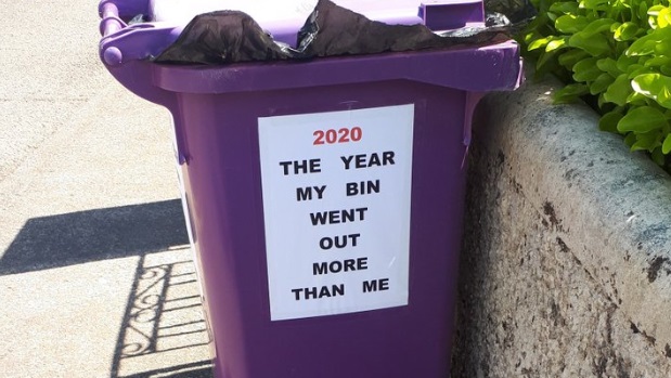 PHOTO Neighbors Trash Can Says 2020 The Year My Bin Went Out More Than Me