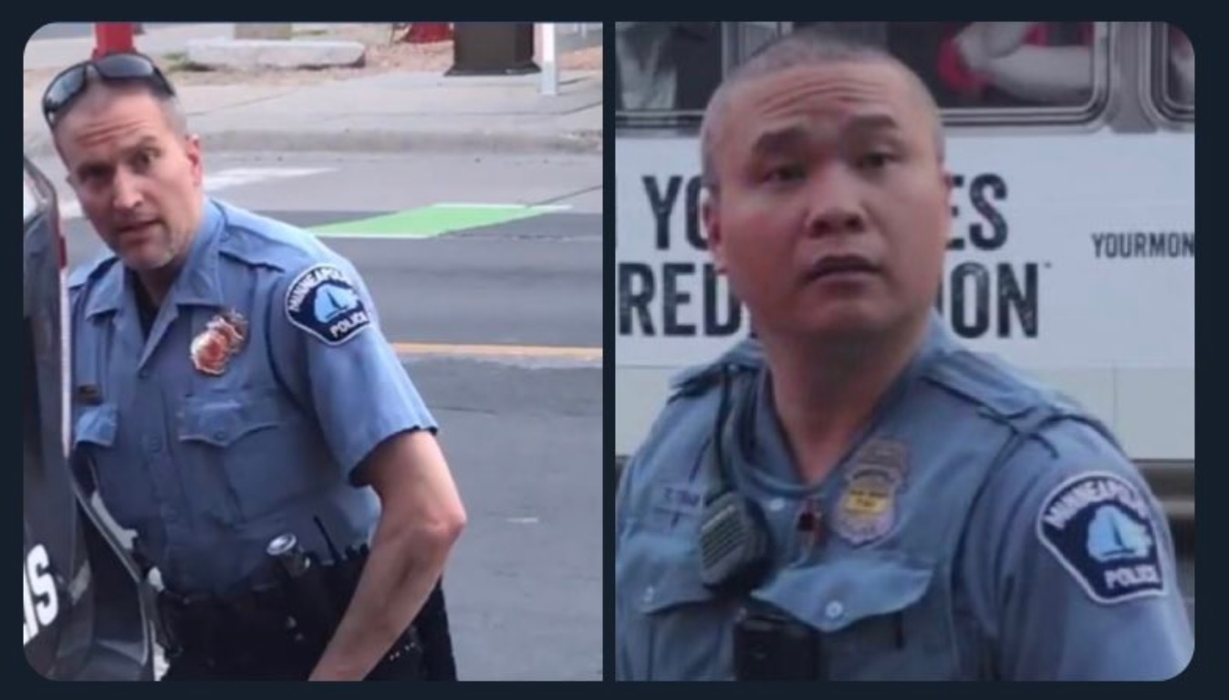 PHOTO Of Minneapolis Police Officers Who Choked George Floyd