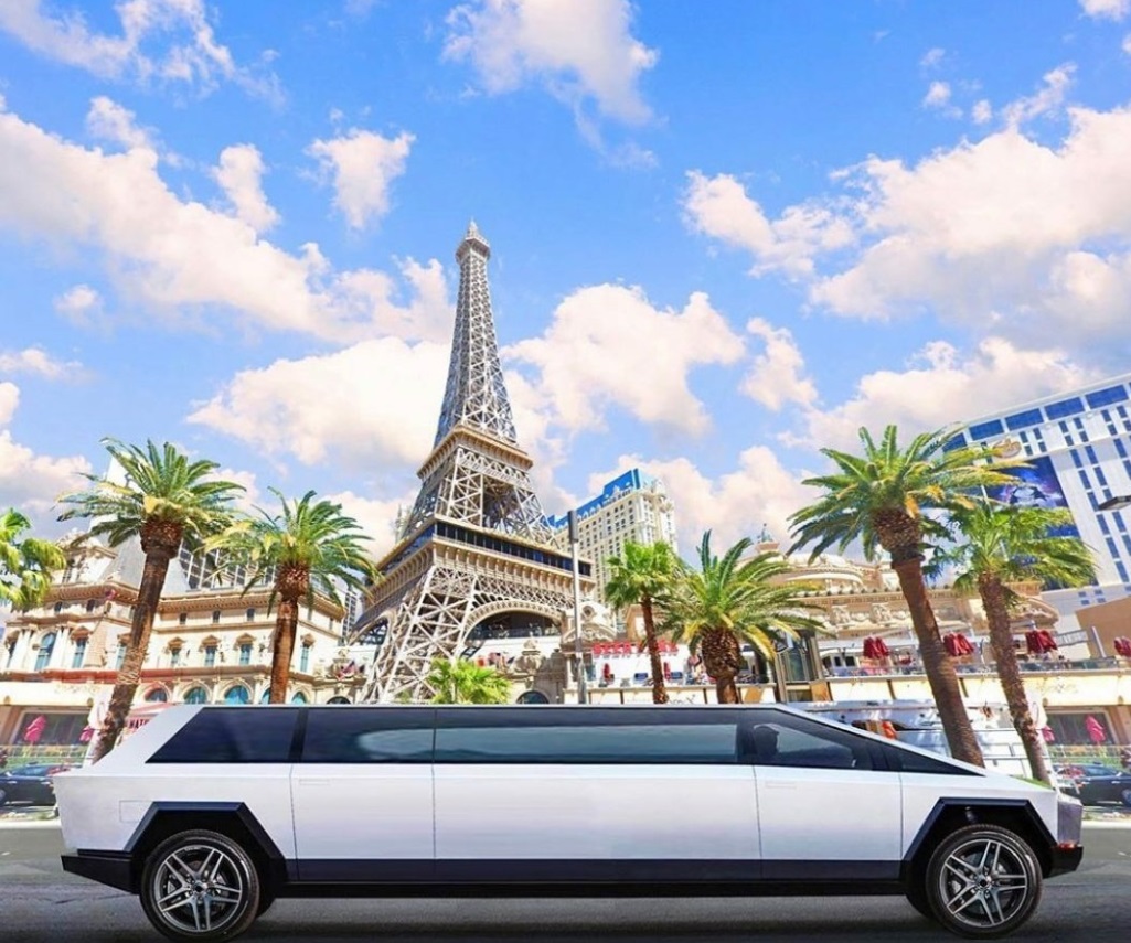 PHOTO Tesla Cybertruck Limo In Paris