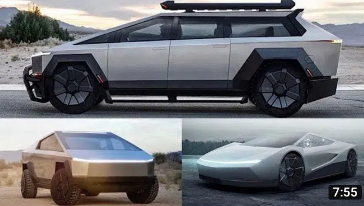 PHOTO Tesla Cybertruck SUV And Convertible