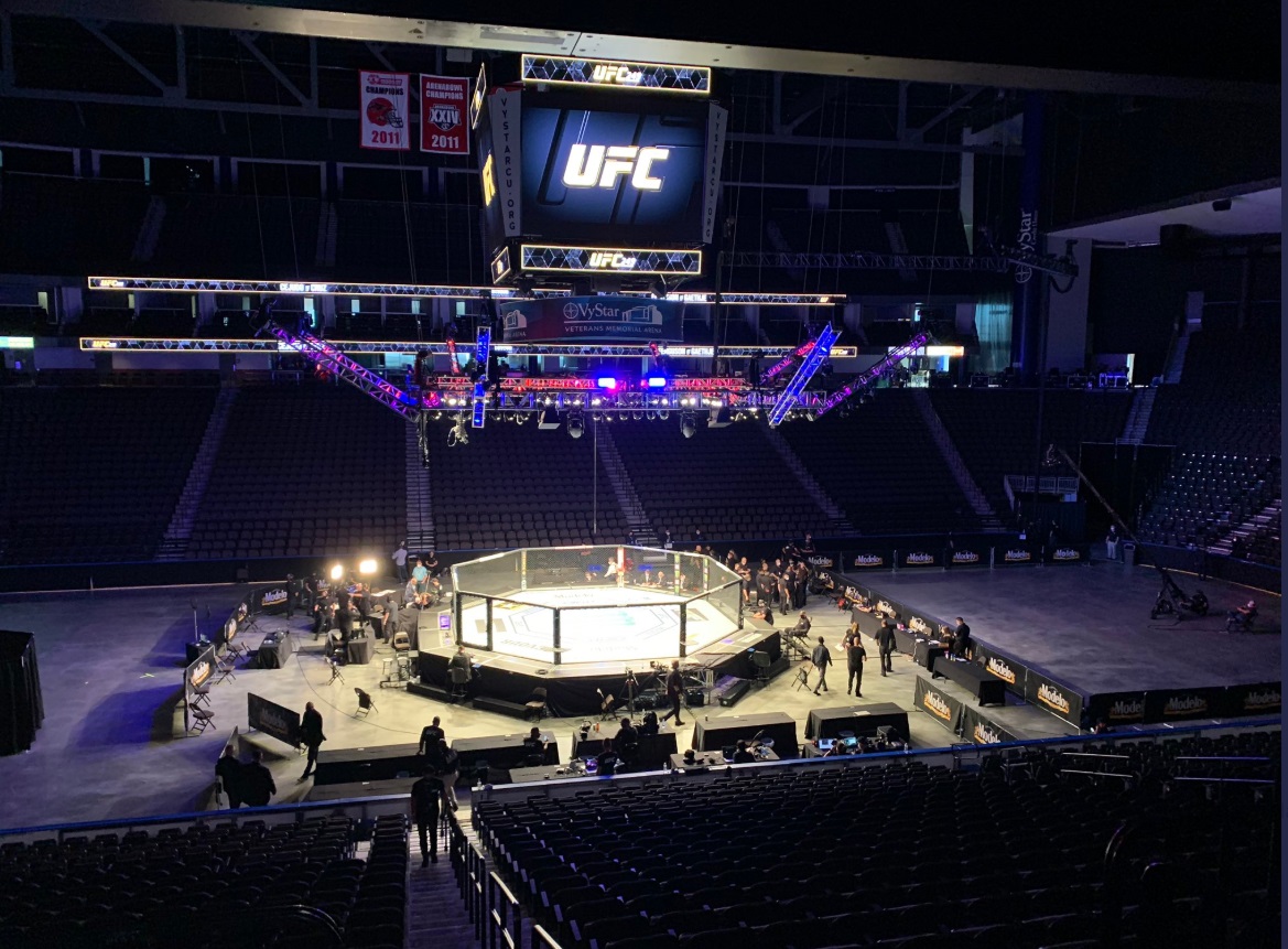 PHOTO What UFC 249 Will Look Like Without Fans