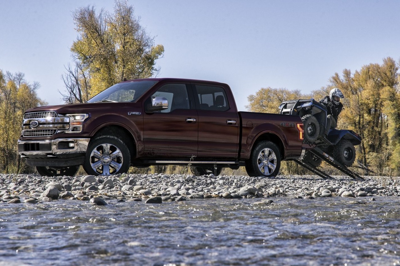 PHOTO 2021 Ford F-150 Can Tow An ATV With Ease