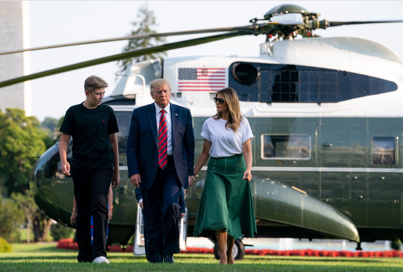 PHOTO Barron Trump Is A Foot Taller Than The Average 14 Year Old