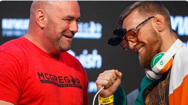 PHOTO Dana White Wearing A Conor McGregor T-Shirt