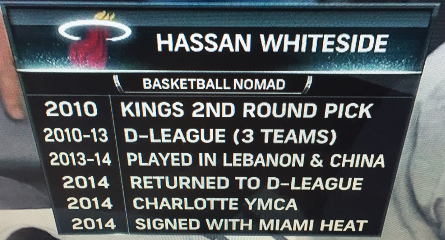 PHOTO Fox Sports Miami Calls Hassan Whiteside A Basketball Nomad