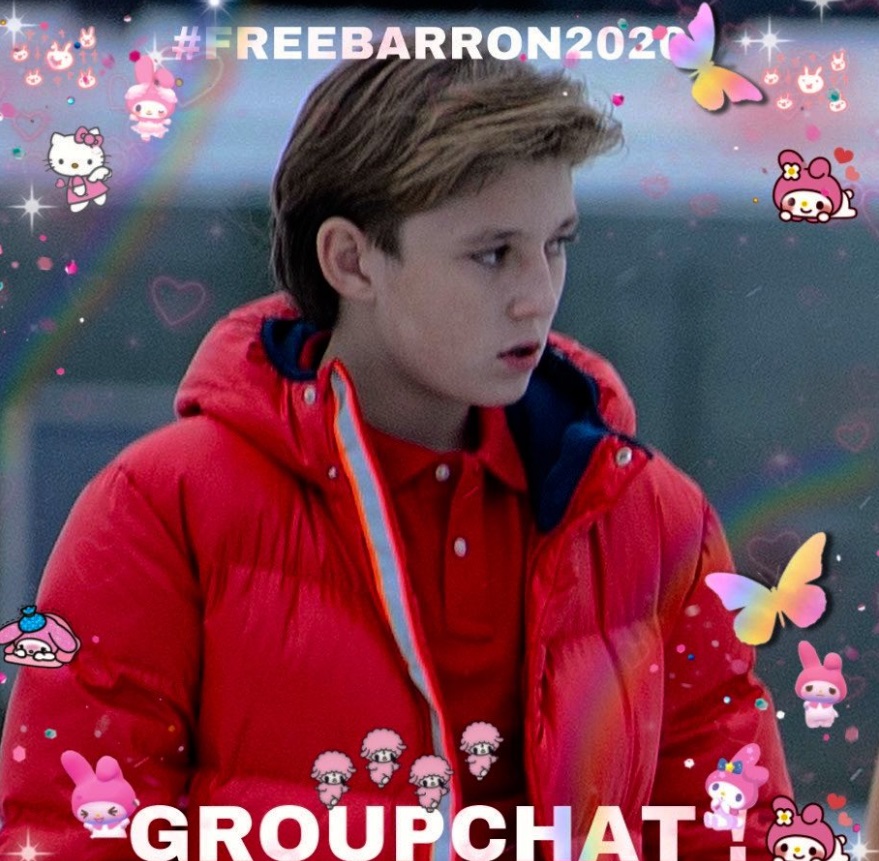 PHOTO Free Barron Trump 2020 Group Chat Meme