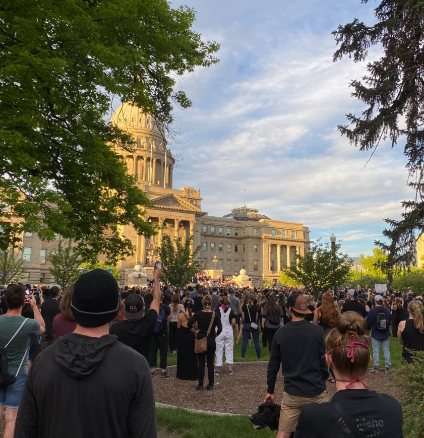 PHOTO Hundreds At Black Lives Matter Vigil In Boise Idaho