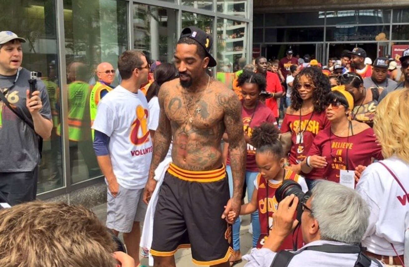 PHOTO JR Smith's Entire Chest Is Covered In Tattoos