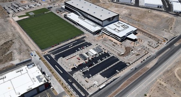 PHOTO Las Vegas Raiders Training Camp Field In Nevada