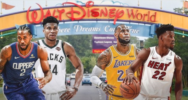 PHOTO Lebron James And Giannis At Walt Disney World