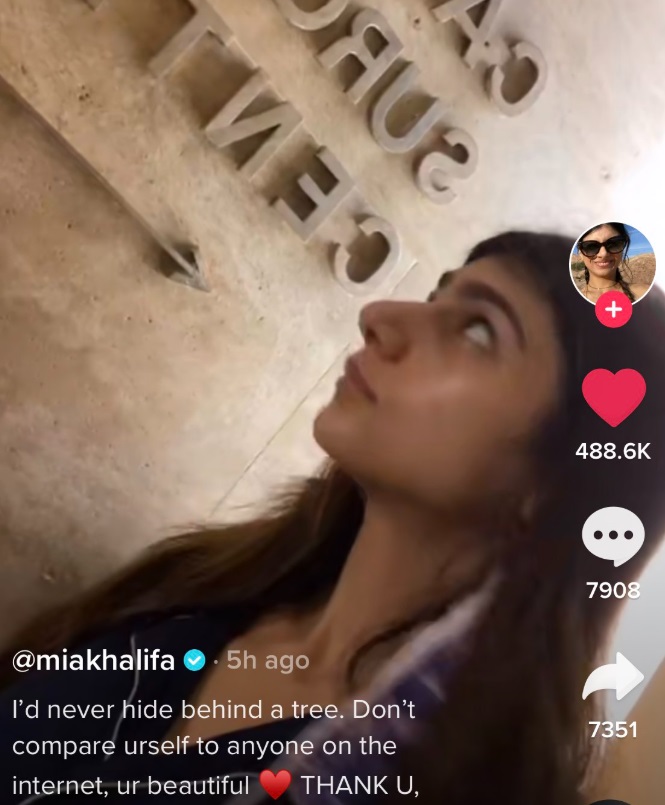 PHOTO Mia Khalifa Throwing Shade At Madison Beer