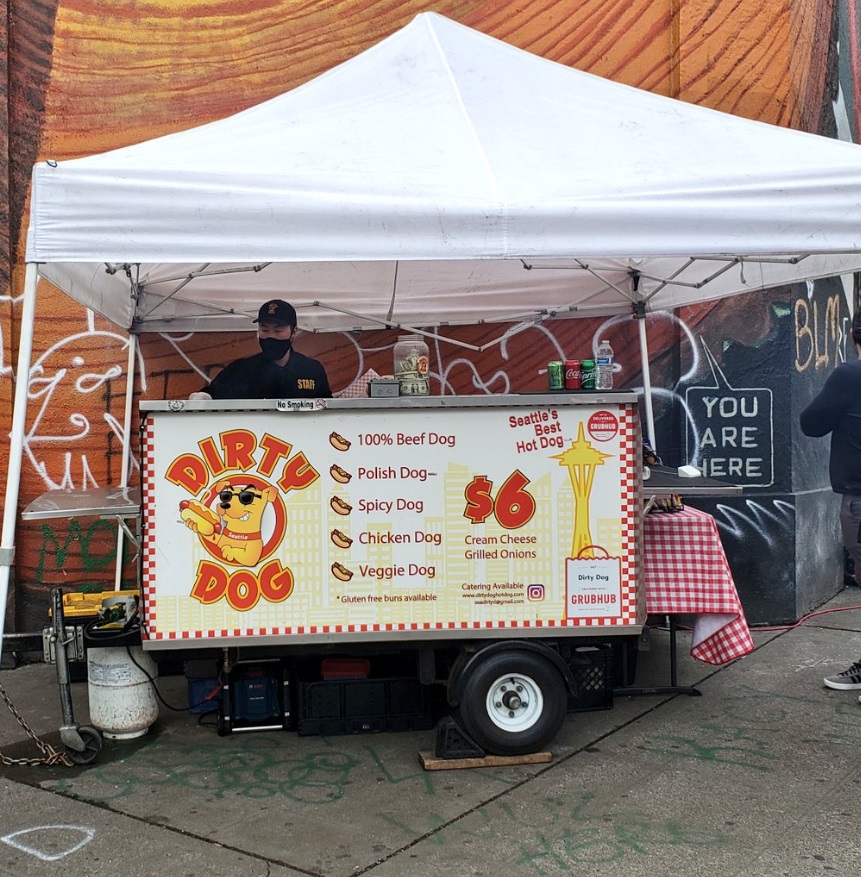 PHOTO Seattle Hot Dog Stand That Says No Cops