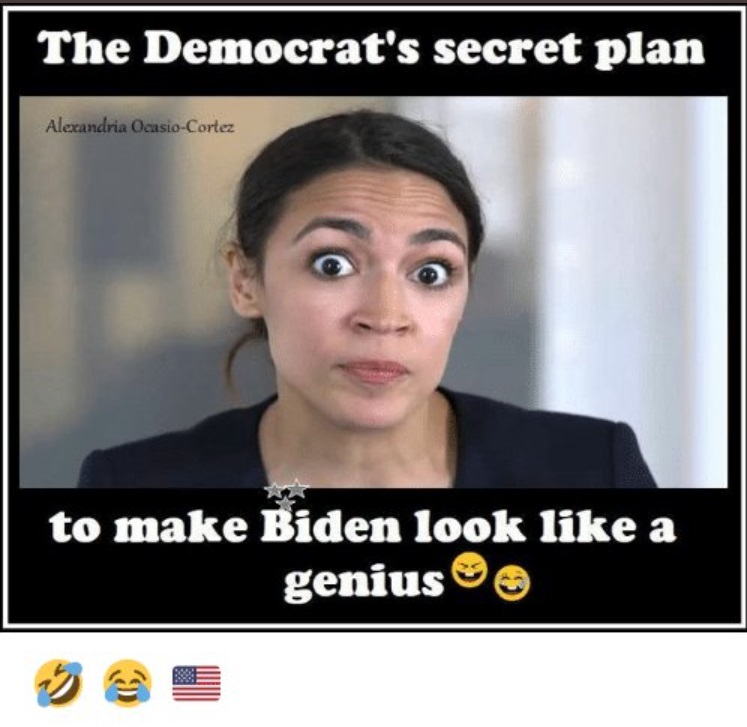 PHOTO The Democract's Secret Plan To To Make Biden Look Like A Genius Meme