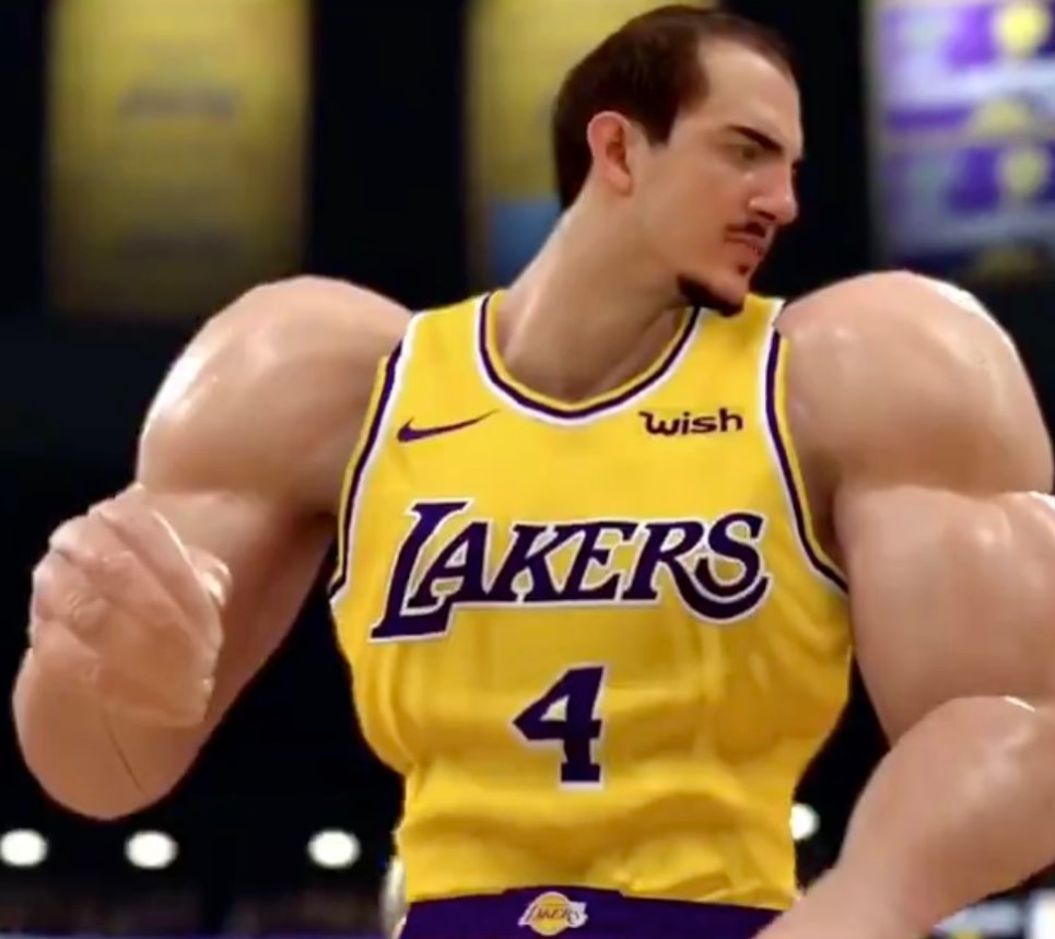 PHOTO Alex Caruso's Muscles Get Bigger In The 4th Quarter