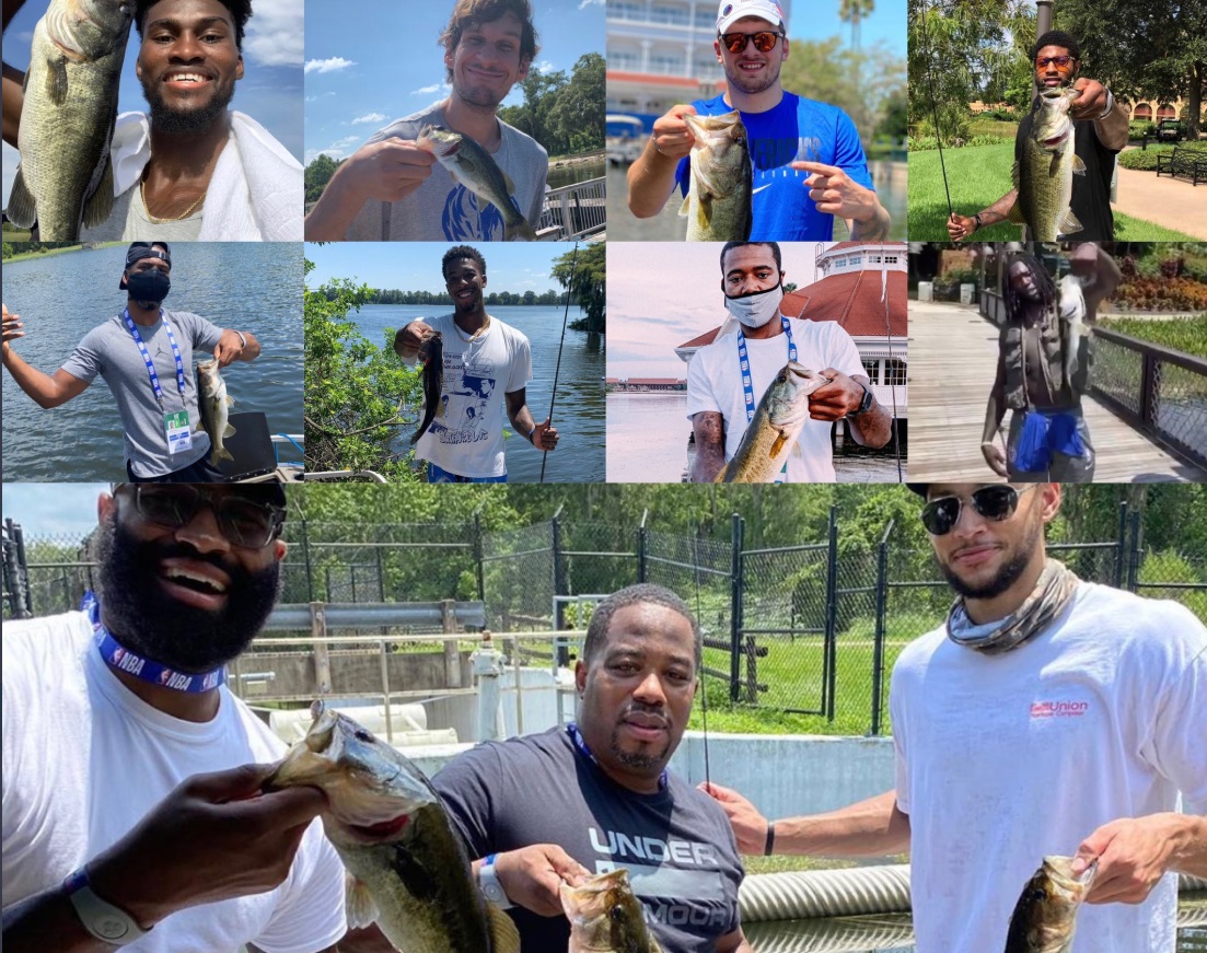 PHOTO All The NBA Players Who Caught A Fish In The Orlando Bubble