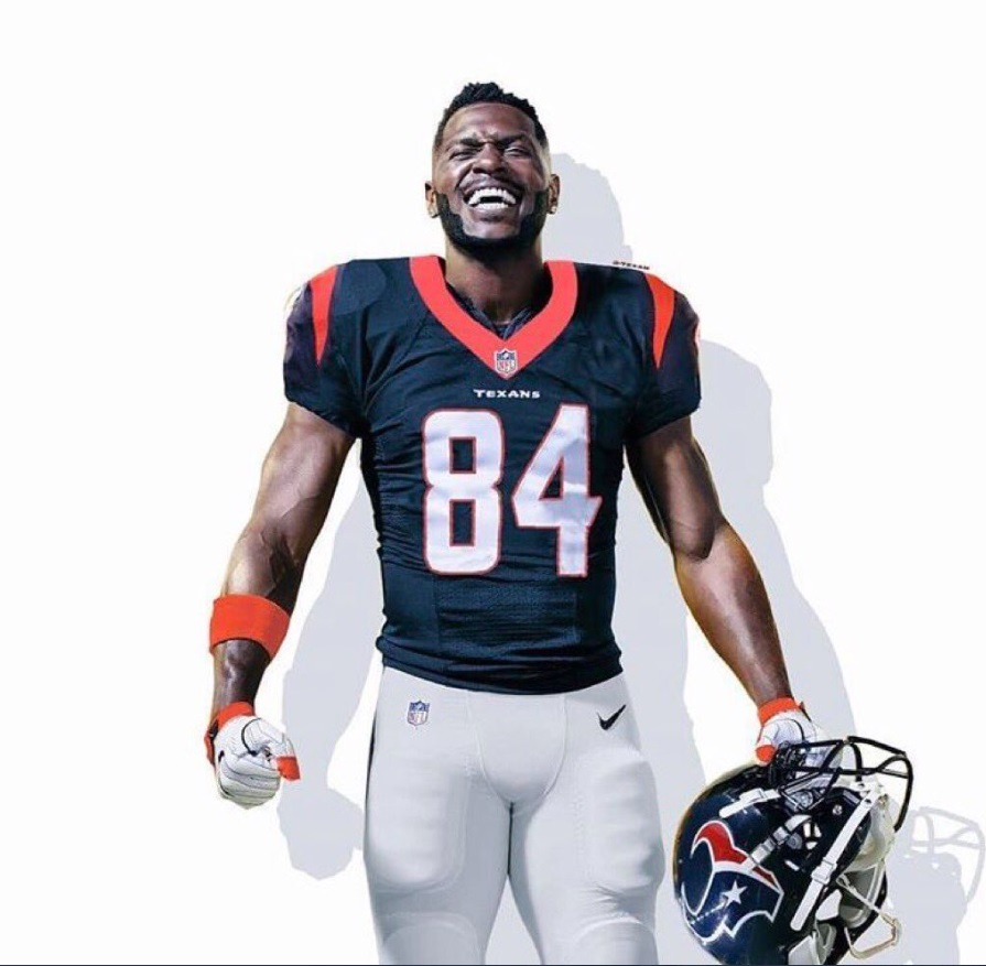 PHOTO Antonio Brown In A Texans Jersey