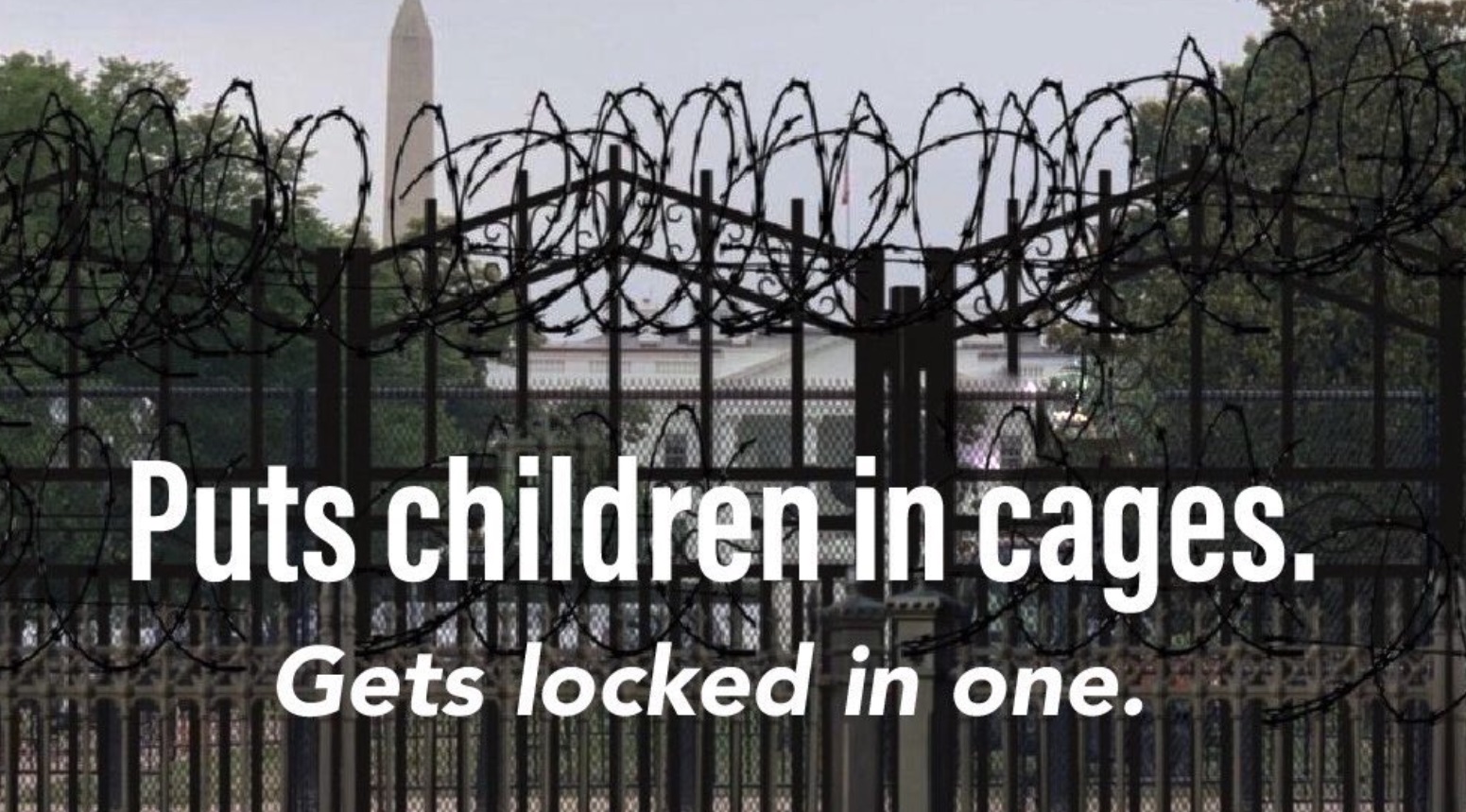 PHOTO Cage Around The White House Donald Trump Meme