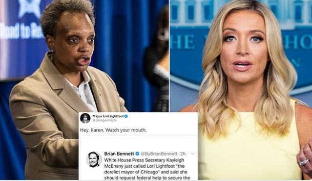 PHOTO Chicago Mayor Calls Kayleigh McEnany A Karen