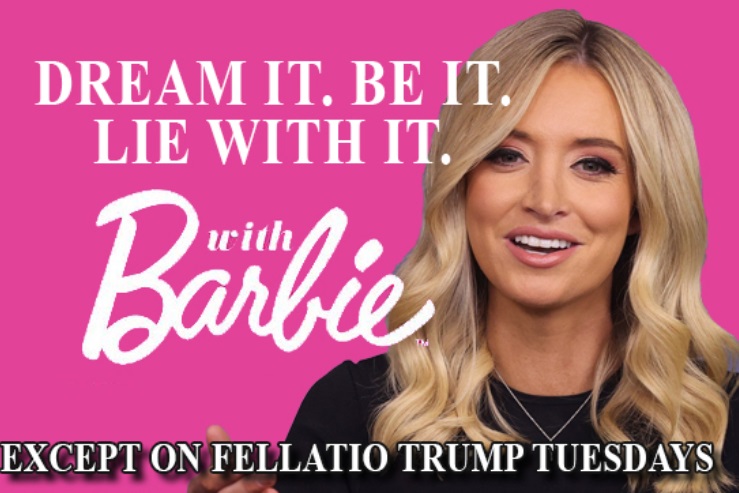 PHOTO Dream it Be it Life With It Kayleigh McEnany Barbie Meme