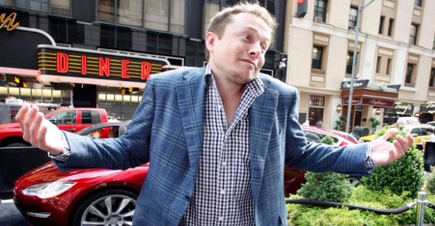 PHOTO Elon Musk Shrugging