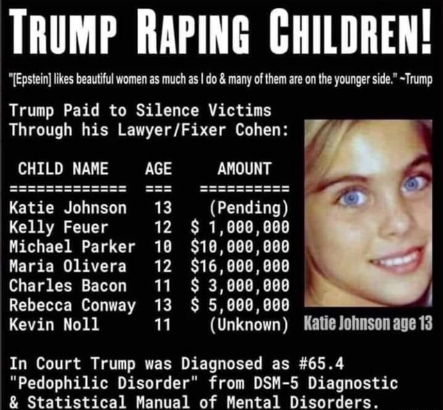 PHOTO How Much Donald Trump Paid To Silence All His Victims