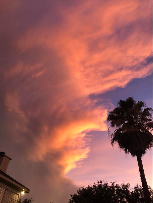 PHOTO Hurricane Hanna In The Sky Over Houston