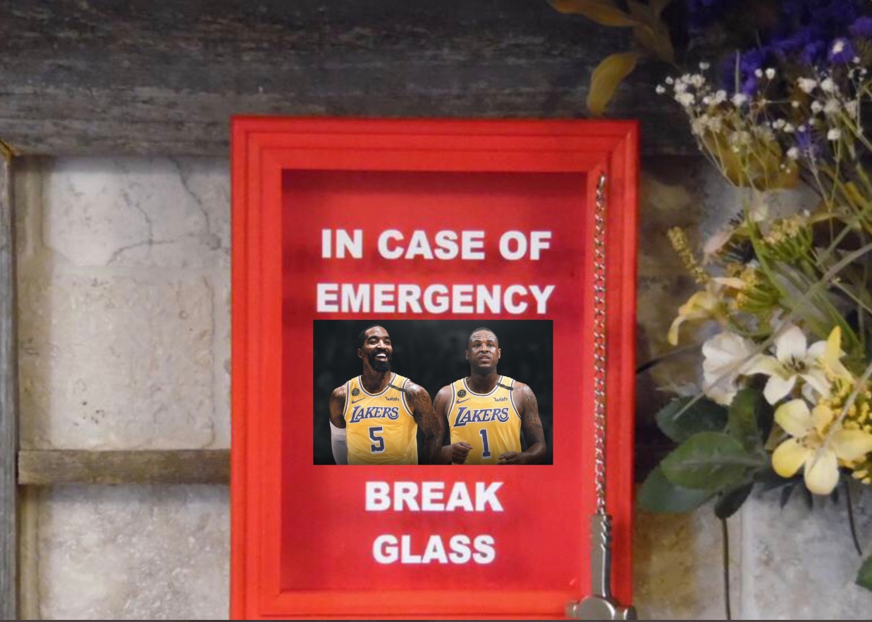 PHOTO In Case Of Emergenct Break Glass Dion Waiters JR Smith Fire Alarm