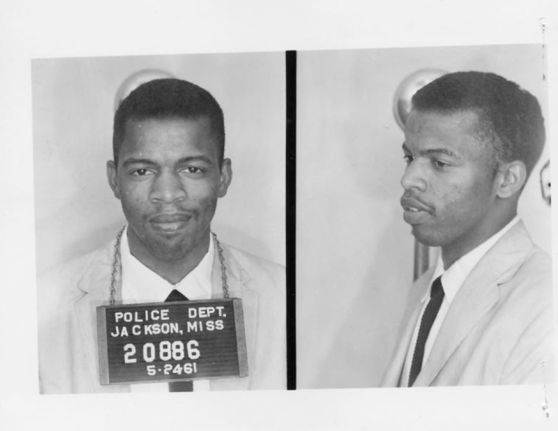 PHOTO John Lewis Booking Picture In 1961