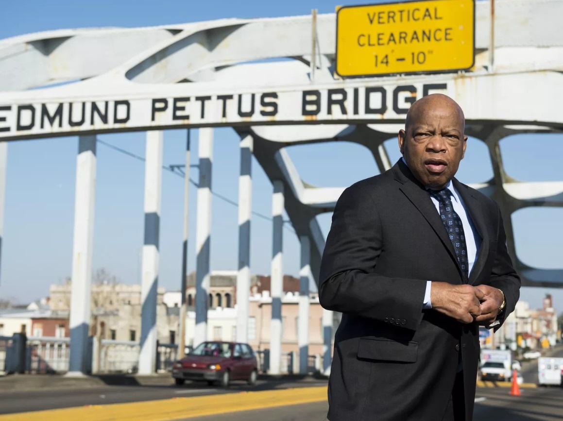 PHOTO John Lewis Making A Bridge Look Small