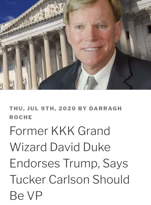 PHOTO KKK Man Support And Endorses Donald Trump