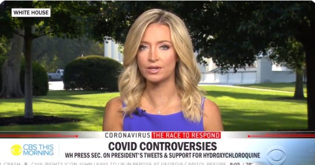 PHOTO Kayleigh McEnany Used Too Much Hairspray To Go On TV Today