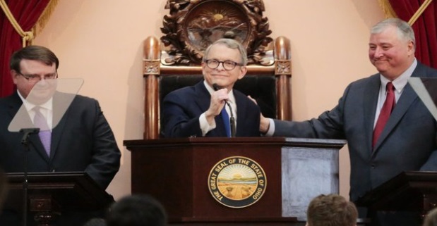 PHOTO Larry Householder Patting Ohio Governor On The Back Asking For A Favor