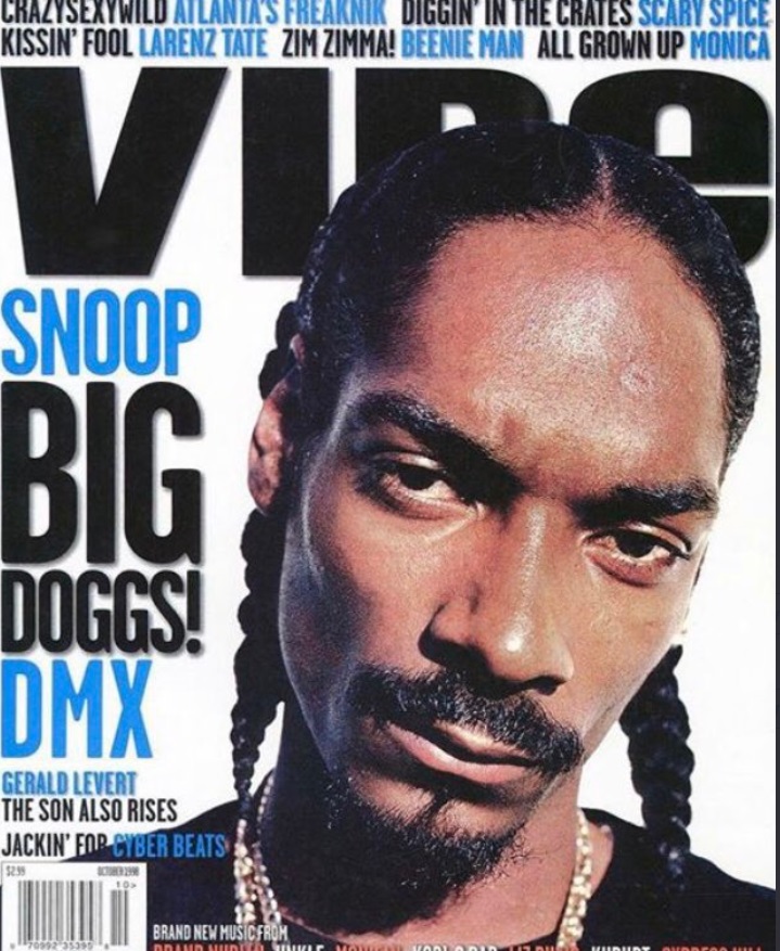 PHOTO Snoop Dogg On The Cover Of Vibe Magazine