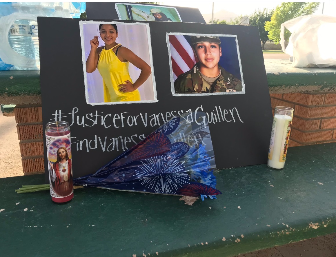 PHOTO Vigil For Vanessa Guillen In El Paso