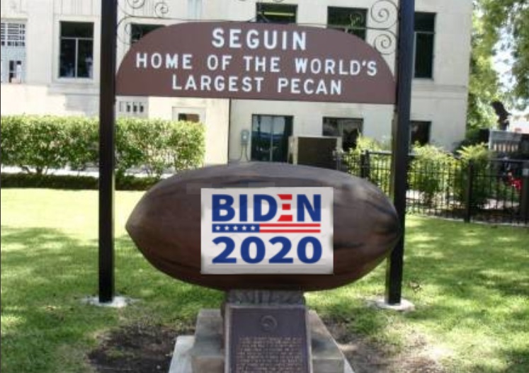 PHOTO World's Largest Pecans Support Joe Biden