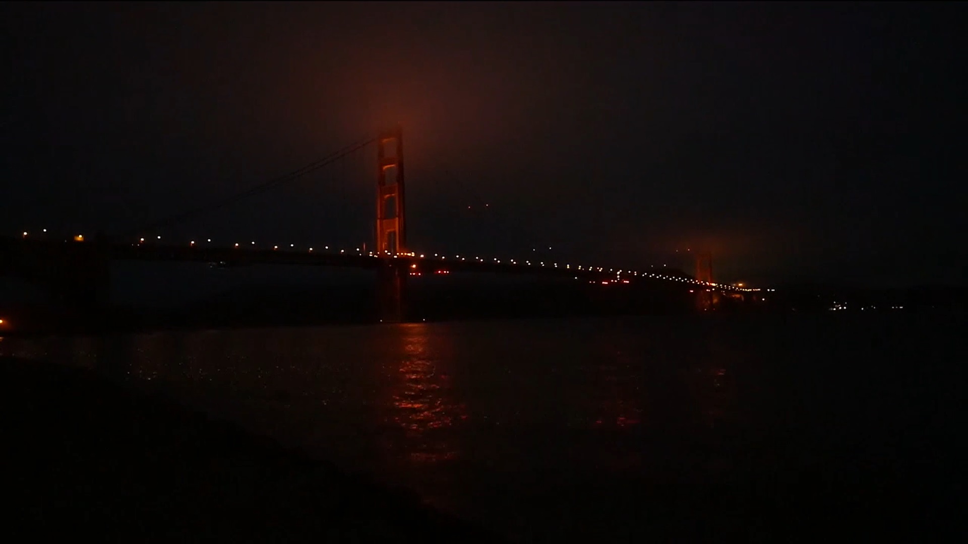 HD Photo Haze Over The Golden Gate Brdige From Wildfires Nearby