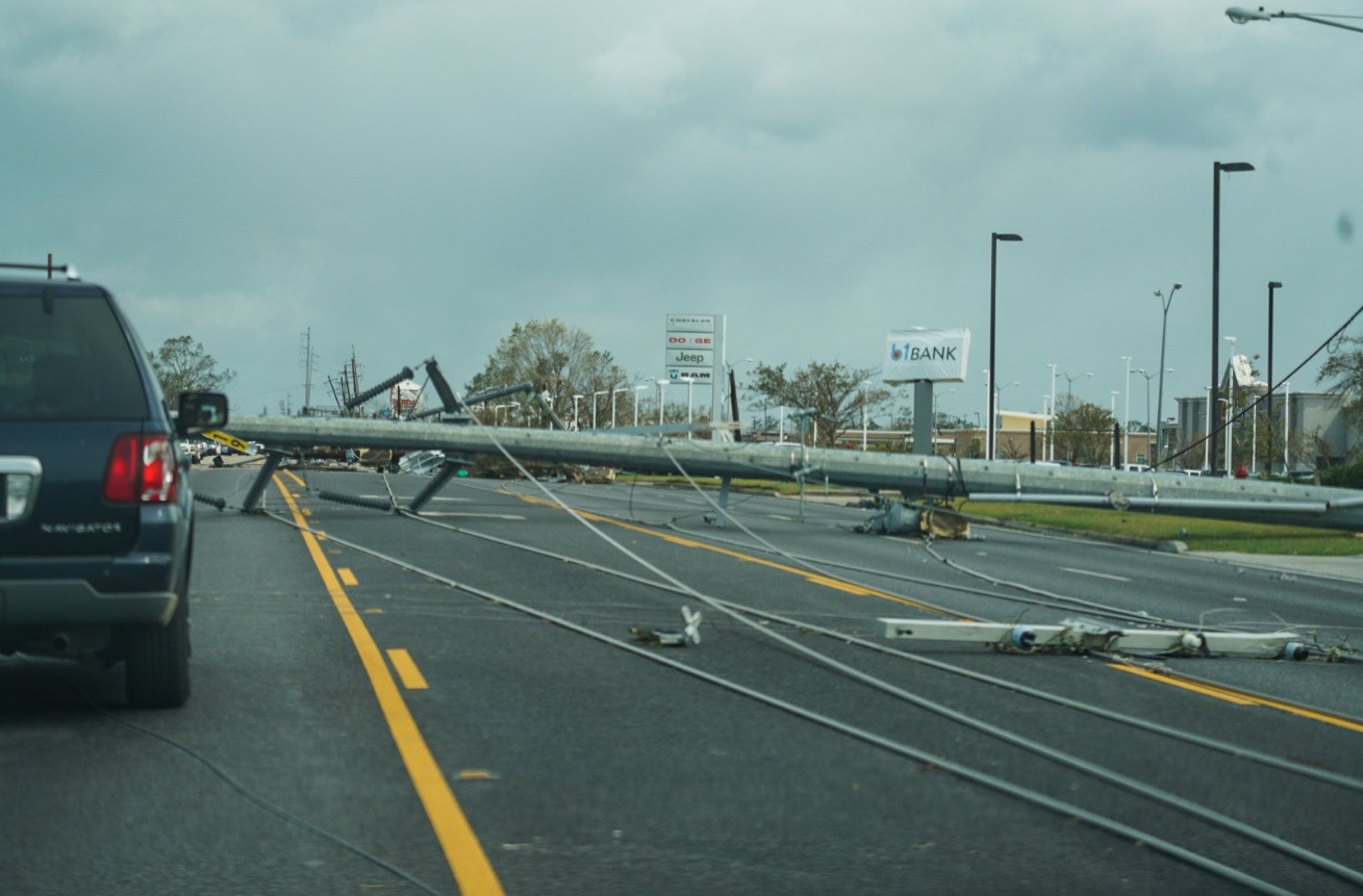 PHOTO Car Dealership Sign Make It Through The Storm In Lake Charles