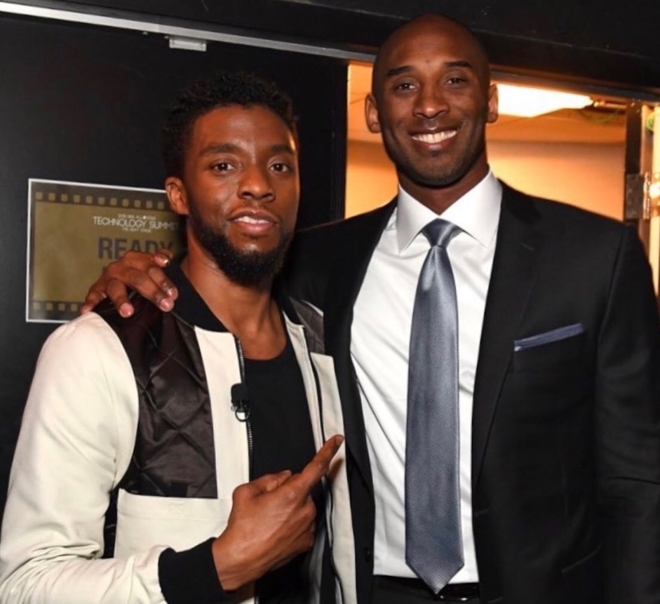 PHOTO Chadwick Boseman Knew Kobe Bryant Was More Famous Than Him