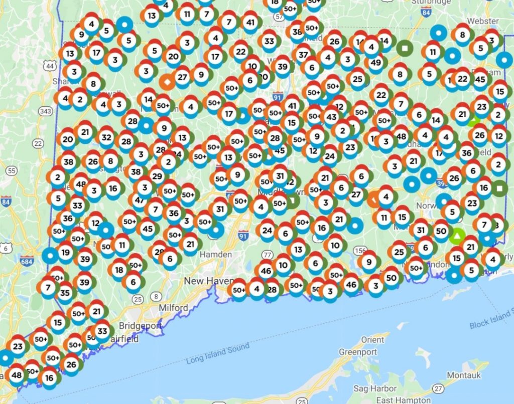 PHOTO Connecticut Was One Big Power Outage On August 5th