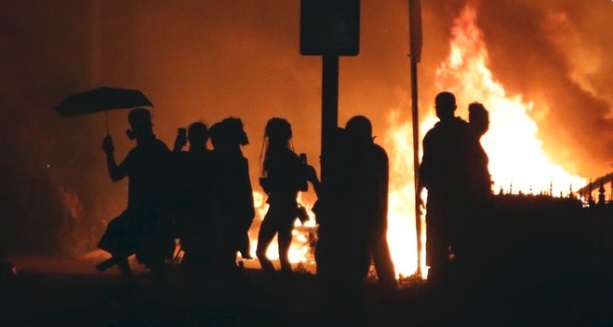 PHOTO Danish Brotherhood Lodge Up In Flames In Kenosha Wisconsin