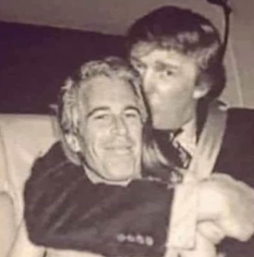 PHOTO Donald Trump Kissing Jeffrey Epstein